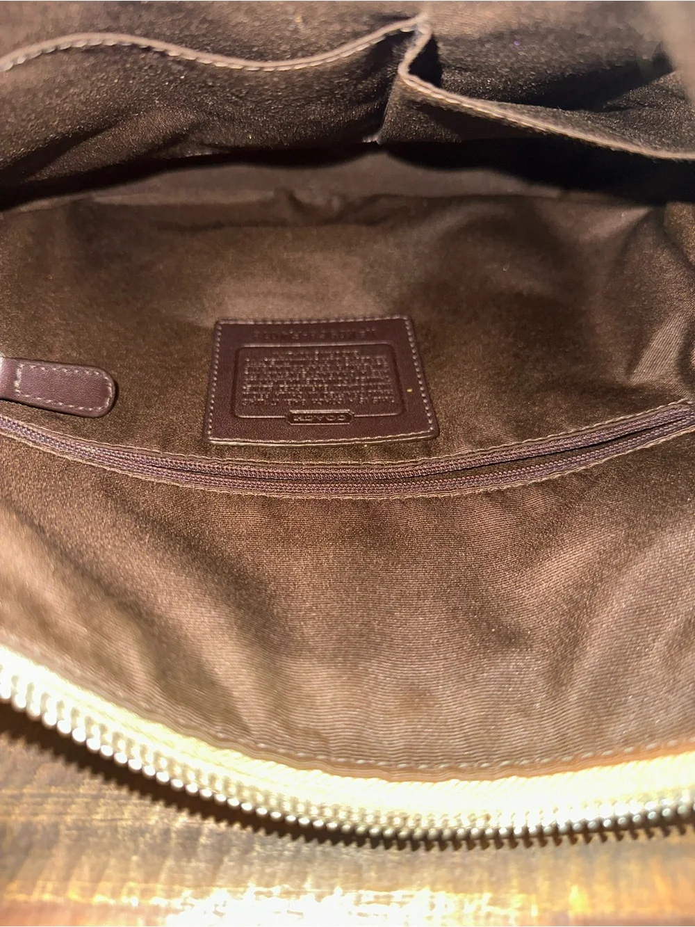Vintage Coach Ergo Belted Hobo Camel Leather Shoulder Bag 2007
